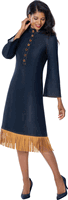 Devine Sport <br> (Fall 2026) <br> DS800401 <br> <br> Blue <br> 8 10 12 14 16 18 20 22 24<br><br>Soft Denim <br>1 Piece Dress