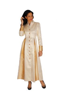 Diana Collection <br> (Spring/Summer 2026) <br> D8556 <br><br>Black/White  <br>   Champagne/Gold <br> 8 10 12 14 16 18 20 22 24<br><br>Brocade<br>1 pc Robe