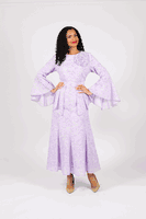 Diana Collection <br> (Spring/Summer 2026) <br> D8685 <br><br>Lilac <br> 8 10 12 14 16 18 20 22 24<br><br>Shimmer<br>1 pc Dress