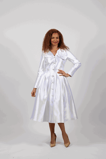 Diana Collection <br> (Spring/Summer 2026) <br> D8894 <br><br>Black  <br>   White <br> 8 10 12 14 16 18 20 22 24<br><br>Silk Twill<br>1 pc Dress