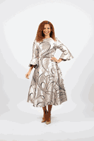 Diana Collection <br> (Spring/Summer 2026) <br> D8945 <br><br>Champagne/Black  <br>   Champagne/Coral <br> 8 10 12 14 16 18 20 22 24<br><br>Brocade<br>1 pc Dress