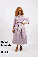 Diana Collection <br> (Spring/Summer 2026) <br> D8952 <br><br>Blue  <br>   Lavender <br> 8 10 12 14 16 18 20 22 24<br><br>Brocade<br>1 pc Dress