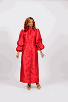 Diana Collection <br> (Spring/Summer 2026) <br> D8970 <br><br>Black  <br>   Red <br> 8 10 12 14 16 18 20 22 24<br><br>Silk Twill<br>1 pc Robe