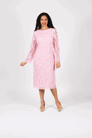 Diana Collection <br> (Spring/Summer 2026) <br> D8501 <br><br>Pink <br> 8 10 12 14 16 18 20 22 24<br><br>Lace<br>1 pc Dress