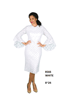 Diana Collection <br> (Spring/Summer 2026) <br> D8566 <br><br>Black  <br>   Brown  <br>   Lilac  <br>   Sky-Blue  <br>   White <br> 8 10 12 14 16 18 20 22 24<br><br>Lace<br>1 pc Dress