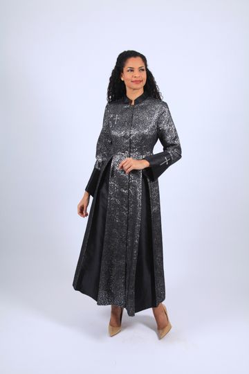 Diana Collection <br> (Spring/Summer 2026) <br> D8599 <br><br>Fuchsia  <br>   Dark-Grey <br> 8 10 12 14 16 18 20 22 24<br><br>Brocade<br>1 pc Robe