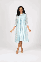 Diana Collection <br> (Spring/Summer 2026) <br> D8656 <br><br>Ivory  <br>   Sky-Blue <br> 8 10 12 14 16 18 20 22 24<br><br>Organza<br>2 pc Dress