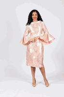 Diana Collection <br> (Spring/Summer 2026) <br> D8736 <br><br>Green  <br>   Pink  <br>   Royal  <br>   Sky-Blue <br> 8 10 12 14 16 18 20 22 24<br><br>Brocade<br>1 pc Dress