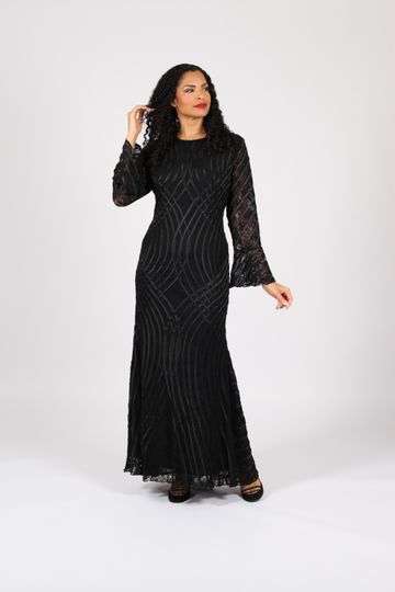 Diana Collection <br> (Spring/Summer 2026) <br> D8737 <br><br>Black  <br>  Lilac  <br>   Purple  <br>   White <br> 8 10 12 14 16 18 20 22 24<br><br>Lace<br>1 pc Dress