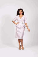 Diana Collection <br> (Spring/Summer 2026) <br> D8781 <br><br>Lilac <br> 8 10 12 14 16 18 20 22 24<br><br>Brocade<br>1 pc Dress