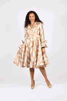 Diana Collection <br> (Spring/Summer 2026) <br> D8808 <br><br>Gold  <br>   Purple <br> 8 10 12 14 16 18 20 22 24<br><br>Silk Twill<br>1 pc Dress