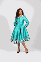 Diana Collection <br> (Spring/Summer 2026) <br> D8880 <br><br>Turquoise <br> 8 10 12 14 16 18 20 22 24<br><br>Silk Twill<br>1 pc Dress