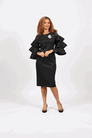 Diana Collection <br> (Spring/Summer 2026) <br> D8357 <br><br>Black  <br>   White <br> 8 10 12 14 16 18 20 22 24<br><br>Scuba<br>1 pc Dress