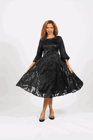 Diana Collection <br> (Spring/Summer 2026) <br> D8984 <br><br>Black  <br>   Pink <br> 8 10 12 14 16 18 20 22 24<br><br>Organza<br>1 pc Dress