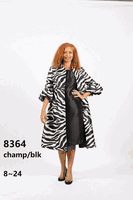 Diana Collection <br> (Spring/Summer 2026) <br> D8364 <br><br>Champagne/Black <br> 8 10 12 14 16 18 20 22 24<br><br>Brocade<br>2 pc Dress