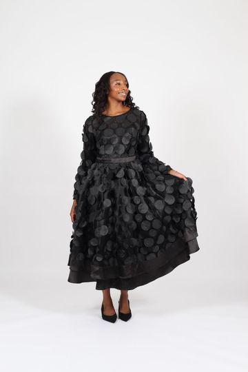 Diana Collection <br> (Spring/Summer 2026) <br> D9129 <br><br>Black  <br>   White <br> 8 10 12 14 16 18 20 22 24<br><br>Lace<br>1 pc Dress