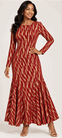 Divine Apparel Holiday <br> (Holiday 2026) <br> DN101291 <br> <br> Red <br> S M L XL 1x 2x 3x<br><br>1 Piece Maxi Dress <br>