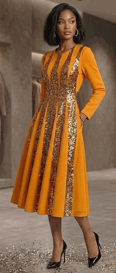 Divine Apparel Holiday <br> (Holiday 2026) <br> SL601131 <br> <br> Multi <br> S M L XL 1x 2x 3x<br><br>1 Piece Midi Scuba Dress <br>