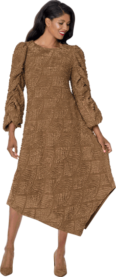Divine Casuals <br> (Fall 2026) <br> DC2001 <br> <br> Brown <br> S M L XL 1x 2x 3x<br><br>1 Piece Dress