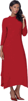 Divine Casuals <br> (Fall 2026) <br> DC2021 <br> <br> Burgundy <br> S M L XL 1x 2x 3x<br><br>1 Piece Dress