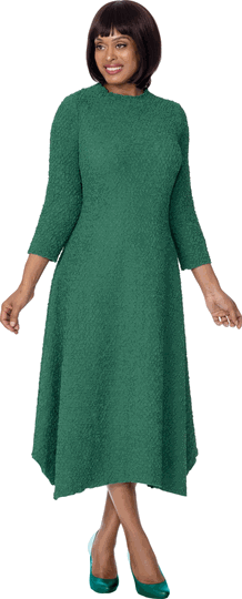 Divine Casuals <br> (Fall 2026) <br> DC2021 <br> <br> Green <br> S M L XL 1x 2x 3x<br><br>1 Piece Dress