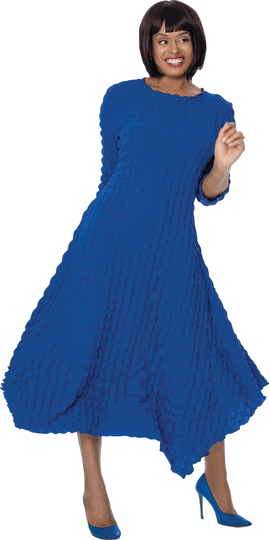 Divine Casuals <br> (Fall 2026) <br> DC2031 <br> <br> Royal <br> S M L XL 1x 2x 3x<br><br>1 Piece Dress