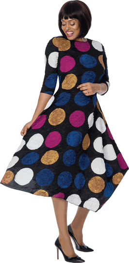 Divine Casuals <br> (Fall 2026) <br> DC2061 <br> <br> Multi <br> S M L XL 1x 2x 3x<br><br>1 Piece Dress