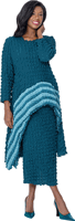 Divine Casuals <br> (Fall 2026) <br> DC2072 <br> <br> Teal <br> S M L XL 1x 2x 3x<br><br>1 Piece Dress
