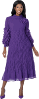 Divine Casuals <br> (Fall 2026) <br> DC2091 <br> <br> Purple <br> M L XL 1x 2x<br><br>1 Piece Dress