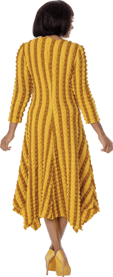 Divine Casuals <br> (Fall 2026) <br> DC2121 <br> <br> Gold/Multi <br> S M L XL 1x 2x 3x<br><br>1 Piece Dress