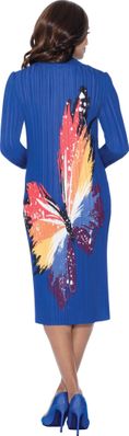 Divine Casuals <br> (Spring/Transitional 2025) <br> DC1841 <br> <br> Royal <br> M(8/10) L(12/14) <br> XL(16/18) 1x(16w)<br><br>Butterfly Print Plisse Dress Divine Casuals <br> (Spring/Transitional 2025) <br> DC1841 <br> <br> Royal <br> M(8/10) L(12/14) <br> XL(16/18) 1x(16w)<br><br>Butterfly Print Plisse Dress