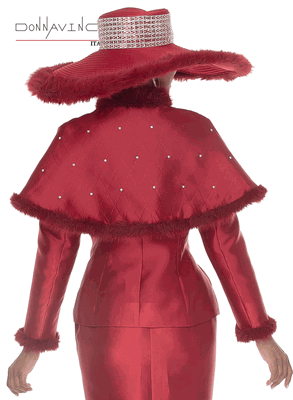Donna Vinci Couture <br> (Fall/Holiday 2026) <br> DV12240-BU <br> <br> BURGUNDY <br> 10 12 14 16 18 20 22<br> <br> 2pc. Jacket & Skirt Set <br> Virtual Silk Fabric Trimmed With High Quality Fux Fur & Clear Rhinestones Donna Vinci Couture <br> (Fall/Holiday 2026) <br> DV12240-BU <br> <br> BURGUNDY <br> 10 12 14 16 18 20 22<br> <br> 2pc. Jacket & Skirt Set <br> Virtual Silk Fabric Trimmed With High Quality Fux Fur & Clear Rhinestones