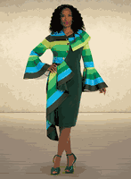 Donna Vinci <br> (Sale) <br> DV12127 <br> <br> HUNTER/MULTI <br> 22 24<br> <br> Dress <br> Poly/Spandex Fabric in Print & Solid With Gold Buttons. Donna Vinci <br> (Sale) <br> DV12127 <br> <br> HUNTER/MULTI <br> 22 24<br> <br> Dress <br> Poly/Spandex Fabric in Print & Solid With Gold Buttons.