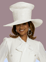 Donna Vinci Hats <br> (Fall 2025) <br> HAT<br>DV-H12216 <br> <br> Off-White