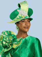 Donna Vinci Hats <br> (Fall 2025) <br> HAT<br>DV-H12227 <br> <br> Green