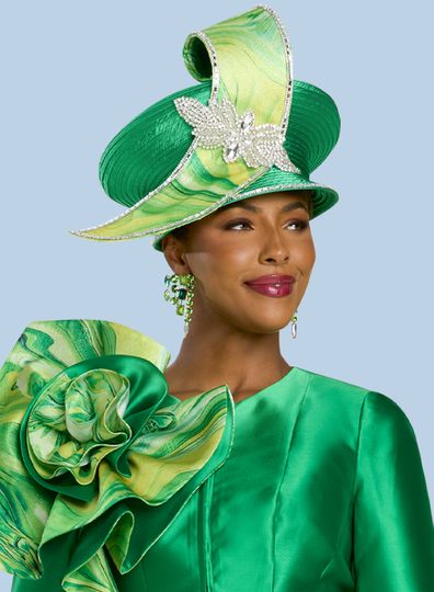 Donna Vinci Hats <br> (Fall 2025) <br> HAT<br>DV-H12227 <br> <br> Green