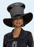 Donna Vinci Hats <br> (Fall 2025) <br> HAT<br>DV-H13447 <br> <br> Black