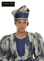 Donna Vinci Hats <br> (Fall/Holiday 2026) <br> HAT<br>DVH12282 <br> <br> Navy