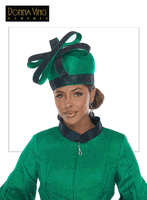 Donna Vinci Hats <br> (Fall/Holiday 2026) <br> HAT<br>DVH12298 <br> <br> Green