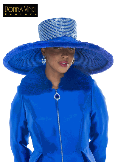 Donna Vinci Hats <br> (Fall/Holiday 2026) <br> HAT<br>DVH12307 <br> <br> Royal