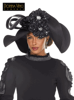 Donna Vinci Hats <br> (Fall/Holiday 2026) <br> HAT<br>DVH13469 <br> <br> Black