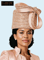Donna Vinci Hats <br> (Spring/Summer 2026) <br> HAT<br>DV-H12259 <br> <br> BLUSH