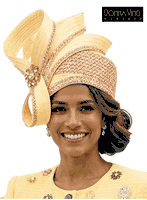 Donna Vinci Hats <br> (Spring/Summer 2026) <br> HAT<br>DV-H13459-CA <br> <br> CANARY