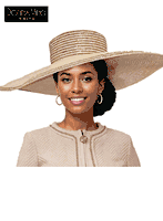 Donna Vinci Hats <br> (Spring/Summer 2026) <br> HAT<br>DV-H13463 <br> <br> BEIGE