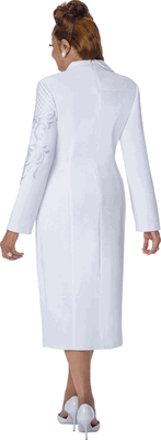 Dorinda Clark Cole <br> (Fall 2026) <br> DCC310531 <br> <br> White <br> 6 8 10 12 14 16 18 <br> 16w 18w 20w 22w 24w 26w<br><br>KNIT Dress by Dorinda
