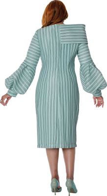 Dorinda Clark Cole <br> (Spring 2026) <br> DCC310251 <br> <br> Green <br> 8 10 12 14 16 18 <br> 16w 18w 20w 22w 24w 26w<br><br> 1 Piece Dress