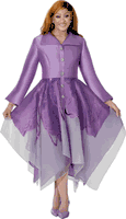 Dorinda Clark Cole <br> (Spring 2026) <br> DCC310301 <br> <br> Lilac <br> 8 10 12 14 16 18 <br> 16w 18w 20w 22w 24w 26w<br><br>Jacquard 1 Piece Dress