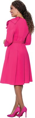 Dresses By Nubiano <br> (SALE) <br> DN100191 <br> <br> Magenta <br> 24w<br><br>