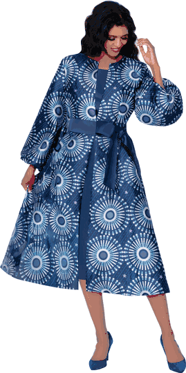 Dresses By Nubiano <br> (Fall 2025) <br> DN100462 <br> <br> Multi <br> 8 10 12 14 16 18 <br> 16w 18w 20w 22w 24w 26w<br><br>2 Piece Dress/Jacket <BR> Fabric: Twill