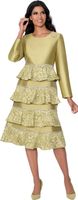 Dresses By Nubiano <br> (Fall 2025) <br> DN100661 <br> <br> Oive <br> 8 10 12 14 16 18 <br> 16w 18w 20w 22w 24w 26w<br><br>1 Piece Dress <BR> Fabric: Twill & Jacquard